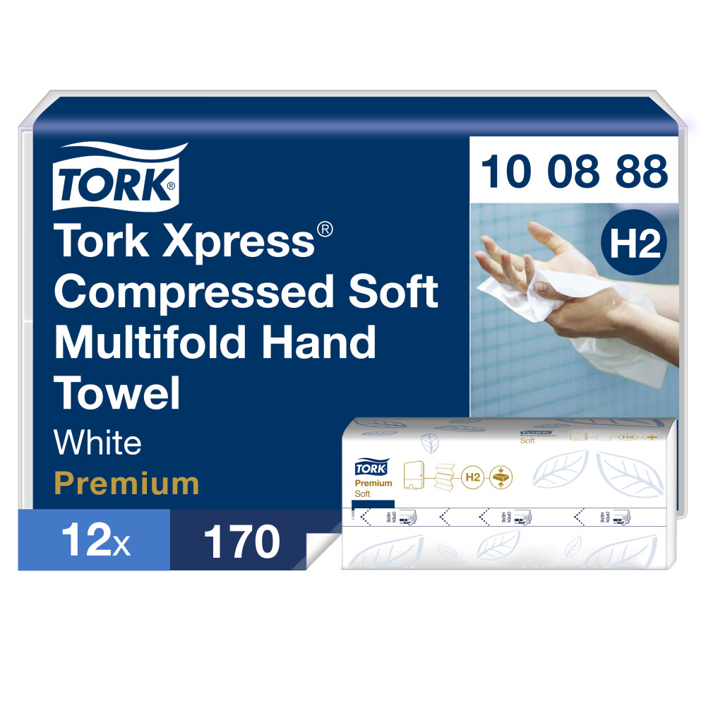 Tork Xpress® stlačené jemné papírové ručníky Multifold