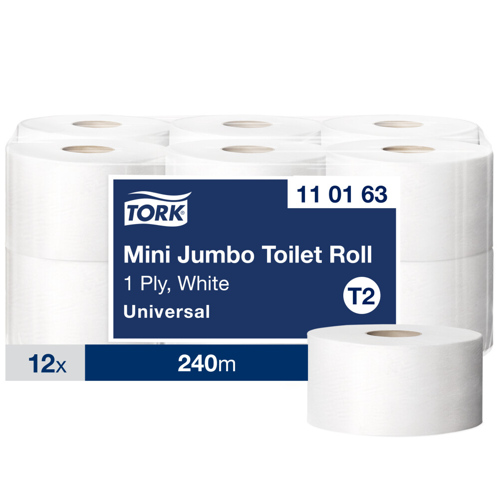 Tork toaletní papír v roli Mini Jumbo Universal, 1vrstvý (T2)