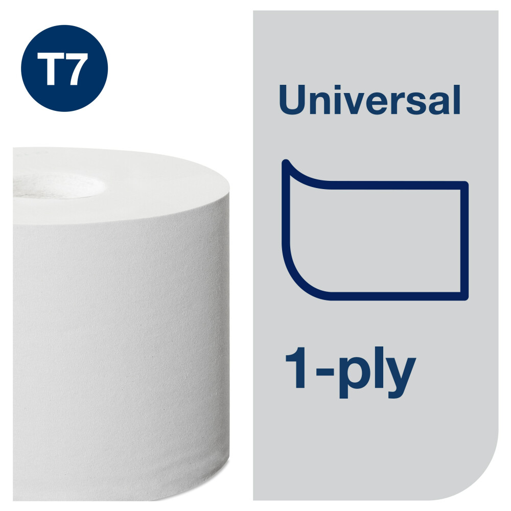 Tork Mid-Size bezdutinkový toaletní papír Universal 1vrstvý (T7)