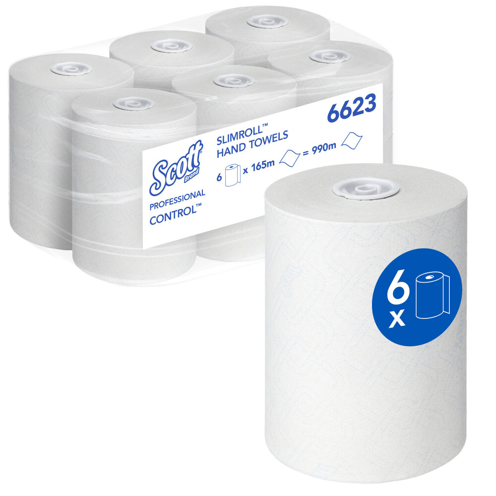 Scott® CONTROL™ Papírové ručníky - Slimroll / bílá