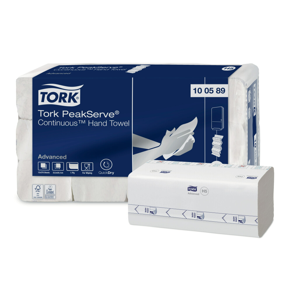 Tork PeakServe® navazující papírové ručníky (H5)