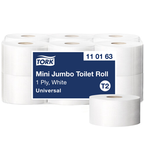 Tork toaletní papír v roli Mini Jumbo Universal, 1vrstvý (T2)