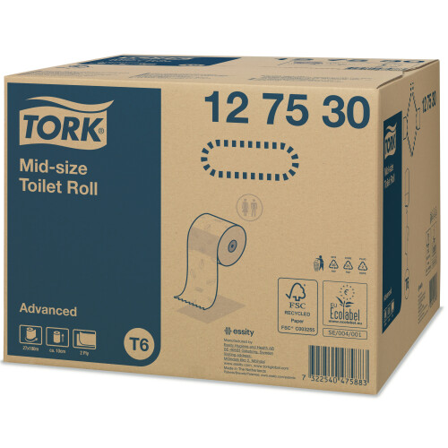 Tork Mid-Size toaletní papír Advanced (T6)