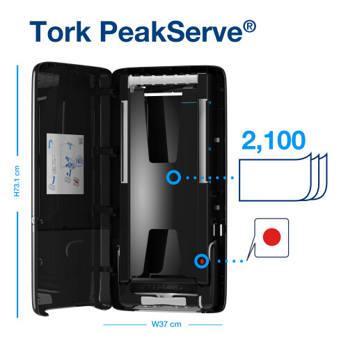 Tork PeakServe® zásobník na navazující papírové ručníky (H5)